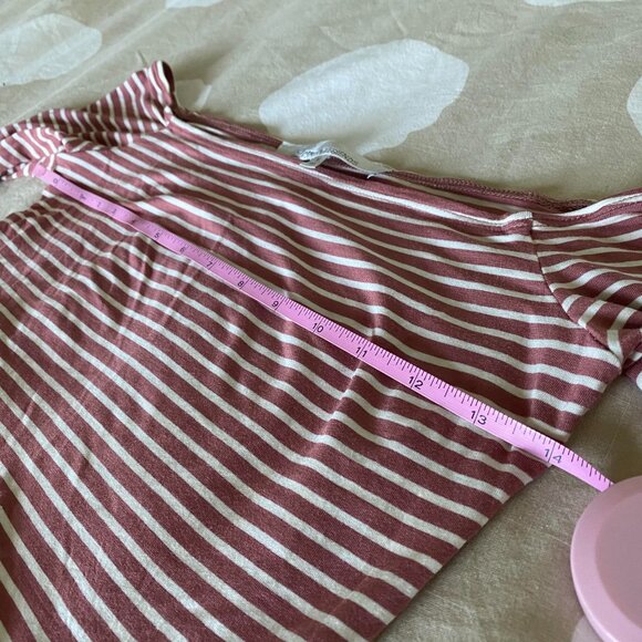 REVOLVE Lovers + Friends Megan Candy Stripe Crop Top Sz M - Picture 4 of 6